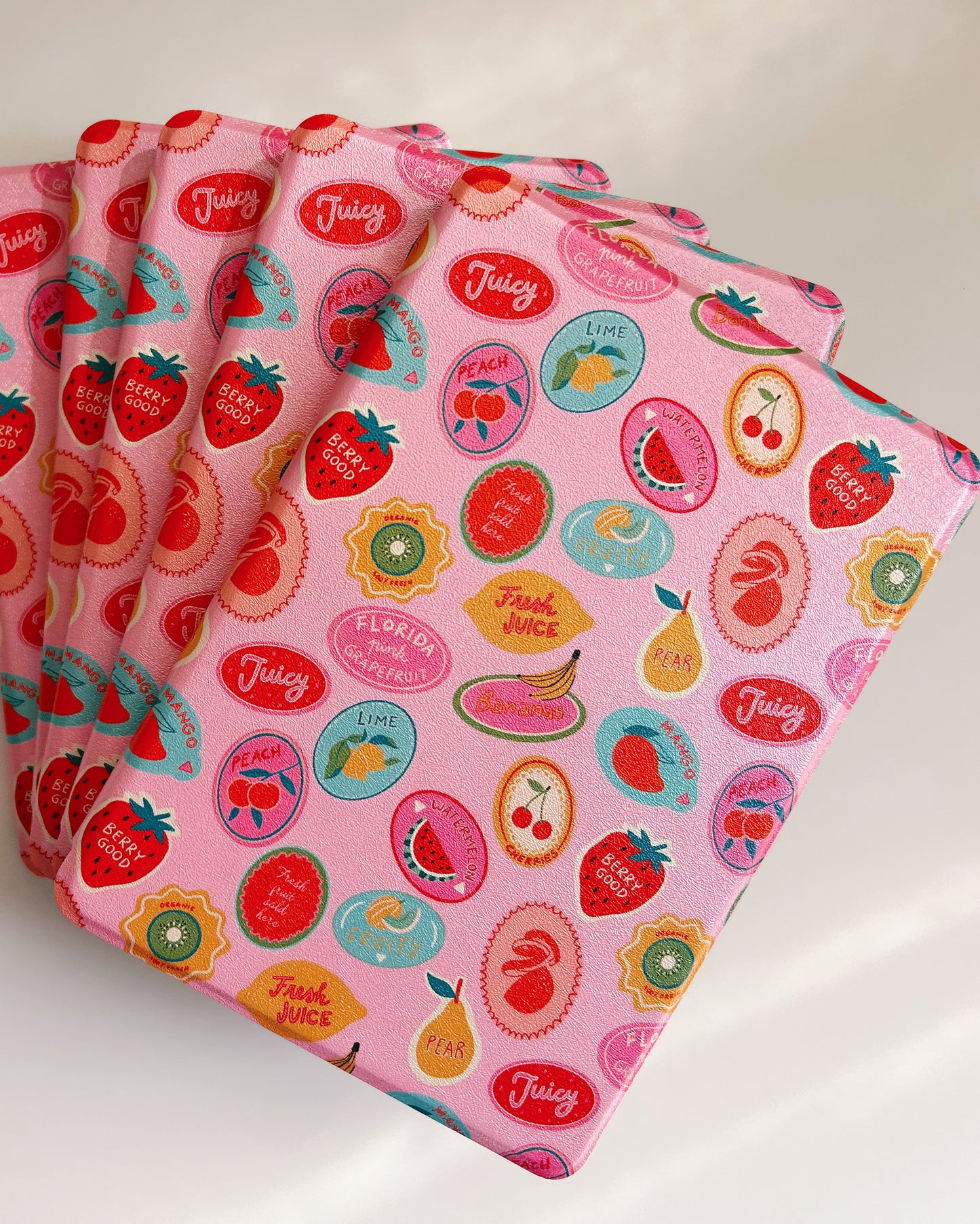 Fruit Sticker patterned Kindle & Kobo Cases