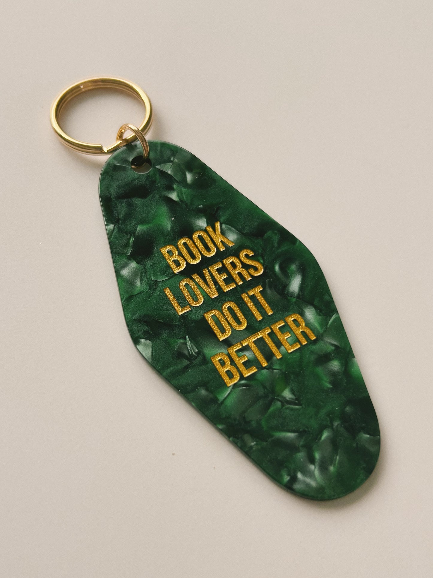 Book Lovers Keychain