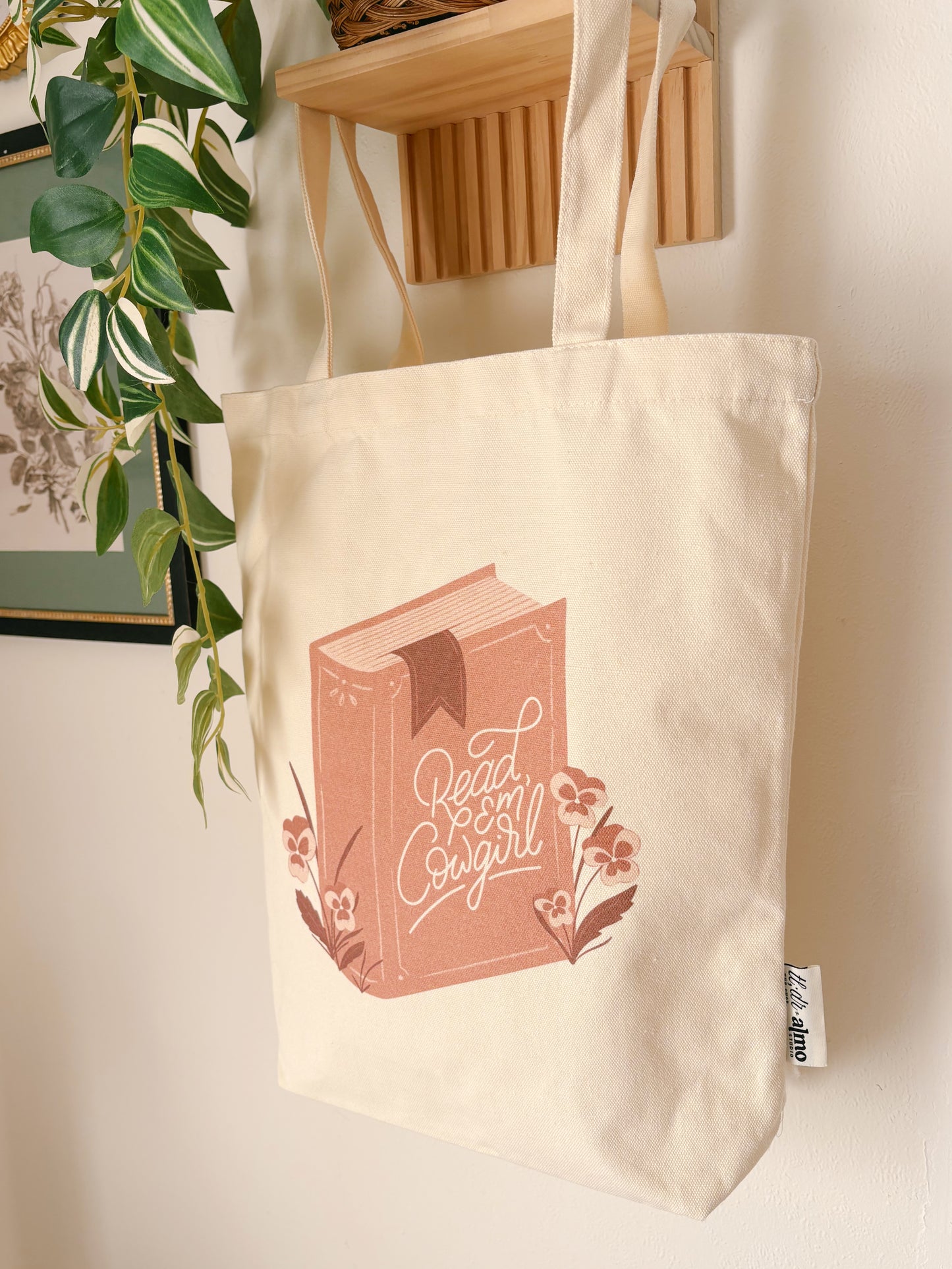 Read 'Em Cowgirl Tote - TLDR x Almo Studios