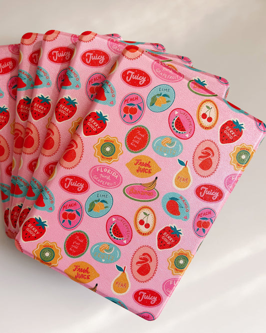 Fruit Sticker patterned Kindle & Kobo Cases