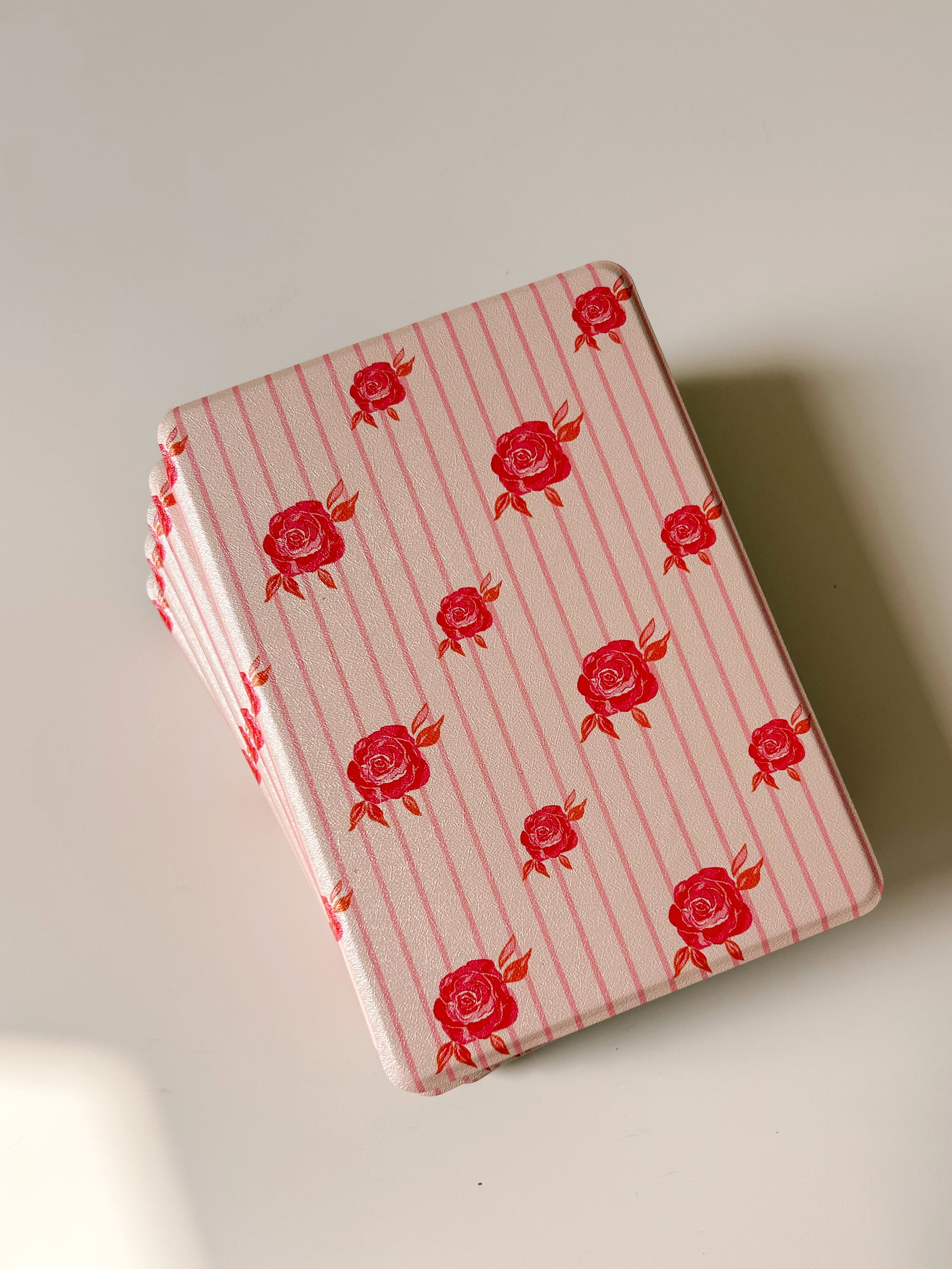 Striped rose pattern Kindle & Kobo cases