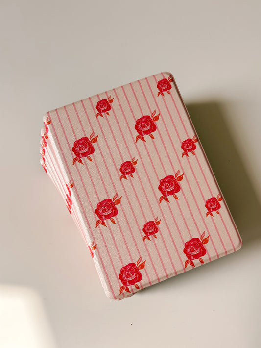Striped rose pattern Kindle & Kobo cases